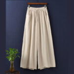 Buddha Stones Plain Wide Leg Pants Dance Women's Yoga Pants With Pockets Wide Leg Pants BS 12