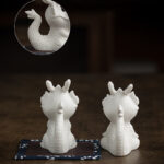 Buddha Stones Year Of The Dragon Luck White Porcelain Ceramic Tea Pet Home Figurine Decoration Decorations BS 18