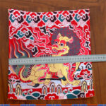 Buddha Stones Fengshui Kirin Prayer Altar Mat Healing Meditation Auspicious Symbol Mat Prayer Altar BS 10