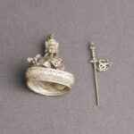 Buddha Stones Padmasambhava Buddha Figure Serenity Copper Statue Decoration Temple Ornament Decorations BS 8
