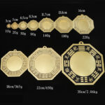 Buddha Stones Feng Shui Bagua Map Copper Balance Energy Map Bagua Map BS 12