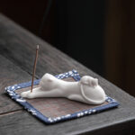 Lovely Cat Panda Ceramic Blessing Incense Burner Decoration Incense Burner BS 14