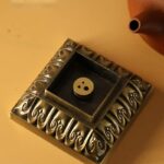 Buddha Stones Heart Sutra Alloy Incense Holder Healing Home Decoration Incense Burner Decorations Incense Burner BS 6
