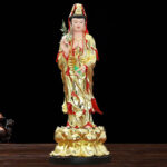 Buddha Stones Chenrezig Bodhisattva Avalokitesvara Figurine Harmony Resin Statue Home Decoration Decorations BS 5