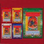 Buddha Stones Tibetan 10 Colors Windhorse Buddha Healing Auspicious Outdoor Mulberry Silk Prayer Flag TIBETAN PRAYER FLAGS buddhastoneshop 15