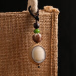 Buddha Stones Bodhi Seed Blessing Keychain Decoration Decoration BS 4