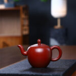 Buddha Stones Yixing Semi-handmade Brown Purple Clay Kung Fu Teapot 200ml Teapot BS 12cm*4.6cm*200ml