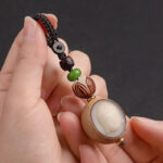 Buddha Stones Bodhi Seed Blessing Keychain Decoration Decoration BS 5