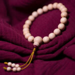Buddha Stones Natural Abelia Biflora Wood Blessing Wrist Mala Wrist Mala BS 2