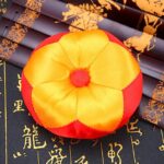 Buddha Stones Koi Fish Pattern Mindfulness Buddhist Temple Mokugyo Wooden Fish Drum Wooden Fish Drum BS 5