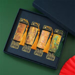 Buddha Stones A Panorama of Rivers and Mountains Metal Hollow Bookmarks Tassel With Gift Box (Extra 30% Off | USE CODE: FS30) Bookmarks BS 12