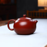 Buddha Stones Vintage Xishi Teapot Purple Clay Kung Fu Teapot 240ml Teapot BS 1