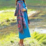 Buddha Stones Tibetan Flowers Leaves Pattern Design Shawl Cozy Travel Scarf Wrap Tibetan Shawl BS 17