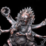 Buddha Stones Tibet Mahakala Bodhisattva Figurine Compassion Copper Statue Decoration Decorations BS 12