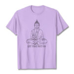 Buddha Stones Let That Shit Go Tee T-shirt T-Shirts BS Plum Let that shit go 2XL