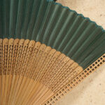 Buddha Stones Vintage Handheld Folding Fan With Bamboo Frames Folding Fan BS 5