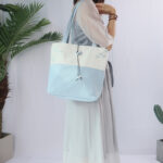 Buddha Stones Pear Flower Plum Peach Blossom Bamboo Embroidery Canvas Large Capacity Shoulder Bag Tote Bag Bag BS 26