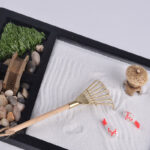 Buddha Stones Koi Fish Small Bridge Calm Peace Meditation Zen Garden Decoration Decorations BS 5