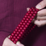 Buddha Stones 108 Mala Beads Natural Abelia Biflora Wood Protection Bracelet Mala Bracelet BS 1