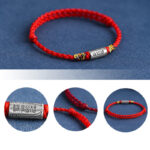 Buddha Stones Handcrafted 925 Sterling Silver Everything Goes Well Design Protection Strength Bracelet Anklet (Extra 30% Off | USE CODE: FS30) Bracelet Anklet BS 9