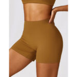 Buddha Stones Gym Sports Yoga Backless Bra Crop Tank Top Breathable Shorts 2-Piece Outfit BS 53