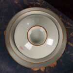 Buddha Stones Lotus Koi Fish Pod Leaf Ceramic Gaiwan Sancai Teacup Kung Fu Tea Cup And Saucer With Lid 140ml Cup BS 13