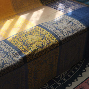 Buddha Stones Tibetan Colorful Flower Pattern Hand-Dyed Cozy Blanket Blanket BS 220*260cm