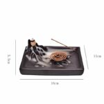 Buddha Stones Mountains Flowing Water Ceramic Blessing Backflow Incense Burner Incense Burner BS 8