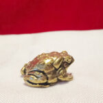 Buddha Stones Mini Small Frog Turtle Koi Fish Snail Crab Copper Wealth Home Decoration Decorations BS Feng Shui Frog