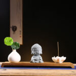 Buddha Stones Meditation Praying Buddha Compassion Serenity Home Decoration Decorations BS Meditation Buddha+Base+Vase