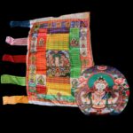 Buddha Stones Tibetan Colorful Windhorse Protection Outdoor Prayer Flag Decoration Decorations buddhastoneshop 17