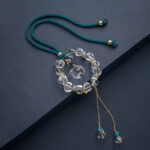 Buddha Stones White Crystal Deer Gourd Protection Car Hanging Decoration Car Hanging Decoration BS White Crystal Gourd