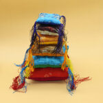 Buddha Stones Tibetan Singing Bowl Cushion Decoration with Tassel Decoration Decorations BS 1