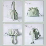 Buddha Stones Embroidered Grass Flowers Cherry Blossom Canvas Tote Crossbody Bag Shoulder Bag Handbag Crossbody Bag BS 5