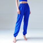 Buddha Stones High Waist Fitness Yoga Sports Jogger Track Pants With Pockets Sweatpants Track Pants BS Blue XL(Waist 80cm/Hips 114cm/Length 95.5cm)