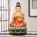 Buddha Stones Bodhisattva Nuwa Protection Resin Statue Home Decoration Decorations BS Sitting Statue of Nuwa