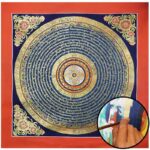 Buddha Stones Tibetan Handmade Thangka Painting Spiritual Blessing Blind Box Random Color Pattern Tibetan Thangka BS 3