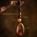 Buddha Stones Random Sardonyx Stone Positive Key Chain Key Chain BS 3