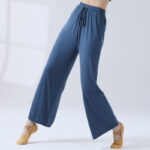 Buddha Stones Loose Modal Drawstring Wide Leg Pants For Yoga Dance Wide Leg Pants BS 19
