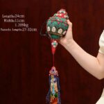 Buddha Stones Tibetan Handmade Shankha Om Mani Padme Hum Buddha Avalokitesvara Turquoise Conch Shell Positive Decoration Decorations BS Red Turquoise 24*11cm