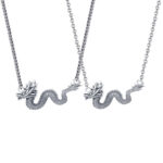Buddha Stones 925 Sterling Silver Year Of The Dragon Auspicious Dragon Protection Chain Necklace Pendant(Extra 30% Off | USE CODE: FS30) Necklaces & Pendants BS 9