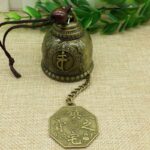 Buddha Stones Feng Shui Buddha Koi Fish Dragon Elephant Wind Chime Bell Luck Wall Hanging Decoration Decorations BS 14
