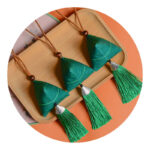 Buddha Stones Dragon Boat Festival Zongzi Pattern Sachet Protection Tassel Hanging Decoration Hanging Decoration BS 4