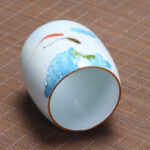 Buddha Stones Koi Fish Lotus Landscape Dandelion Peony Flower Ceramic Teacup Kung Fu Tea Cup Cup BS 3