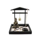 Buddha Statue Rocks Meditation Peace Zen Garden Set Home Decoration Decorations BS Buddha Symbol(Compassion♥Serenity)