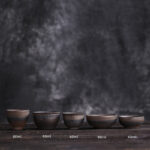 Buddha Stones Simple Brown Striped Texture Ceramic Teacup Kung Fu Tea Cup Bowl Cup BS 26