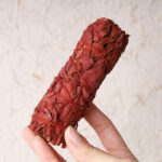 Buddha Stones Dragon's Blood Sage Smudge Stick for Home Negative Energy Cleansing Incense Healing Meditation Rituals Incense BS 1 Stick (10.1cm/Stick)