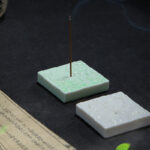 Buddha Stones Mini Auspicious Clouds Design Healing Stick Ceramic Small Incense Burner Decoration Incense Burner BS 9