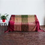 Buddha Stones Tibetan Multicolored Flower Pattern Hand-Dyed Blanket Blanket BS 5