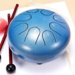 Buddha Stones Steel Tongue Drum Sound Healing Meditation Yoga Drum Kit Drum Kit BS DodgerBlue